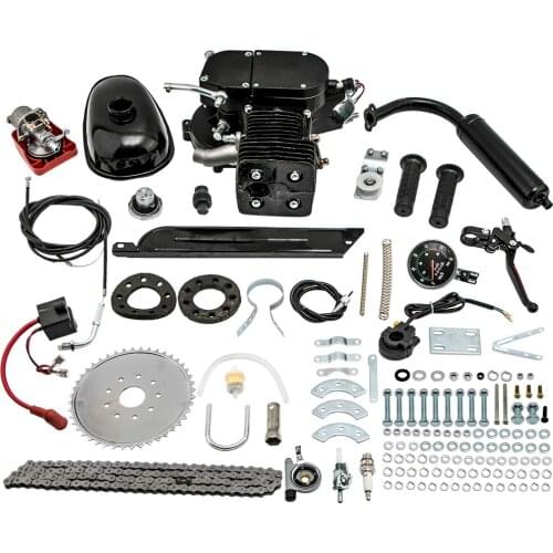 2-Stroke 100cc Bicycle Engine Kit Petrol Gas for Motorized Motor Bike Modified Set