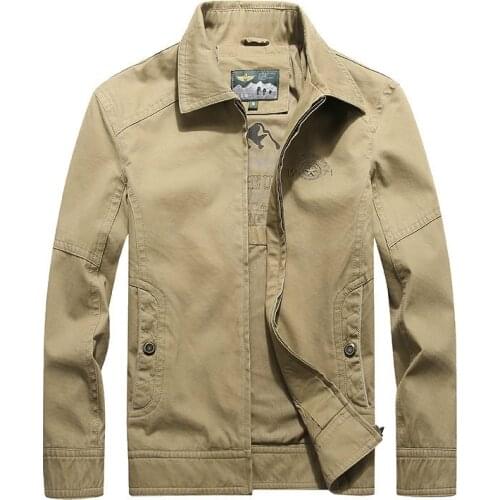 2020 New Casual Jacket Men Spring Autumn Military Cotton High Quality Mens Jackets and Coats Fashion Business Jacket Male M-4XL