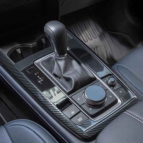 Auto gear panel trim sticker interior moulding trim for Mazda cx-30 2020 2021 left hand drive,stainless steel,car accessories