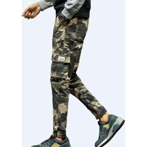 New 2018 Mens Jogger Cotton Autumn Pencil Harem Pants Men Camouflage Military Trousers Loose Comfortable Cargo Pants Joggers X3