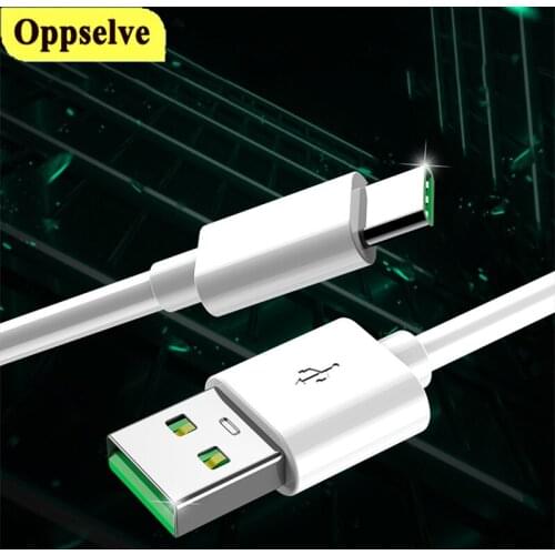 Original USB Type C Cable Super Flash Charging Micro USB Charger Wire for OPPO Reno K5 K3 Find X A11 A94 A93 R17 Realme 6 7 Pro