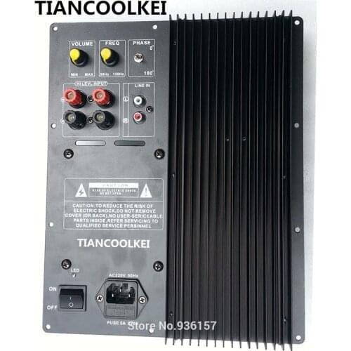 Subwoofer amplifier board 300W low pass filter subwoofer pure home theater active sub woofer amplifier board subwoofer amplifier
