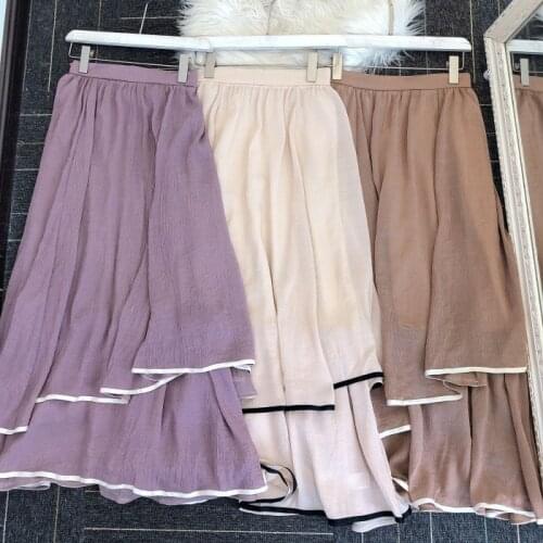 Ladies 2021 Early Newest Irregular Midi Skirt