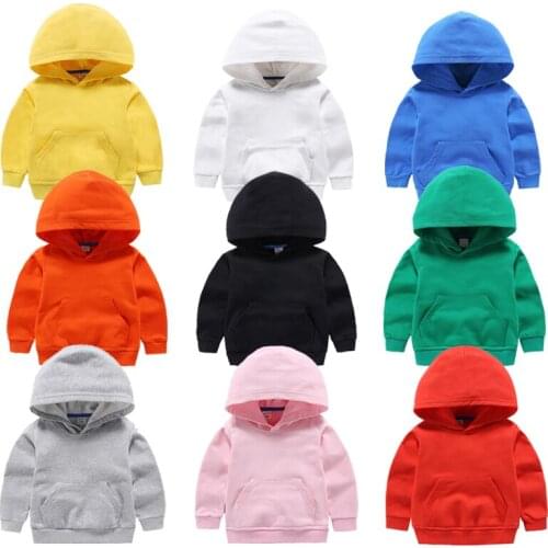100% cotton pants Hoodie 2-12 year old dinosaur solid color boys and girls casual sports pants childrens Sweatshirt wholesale