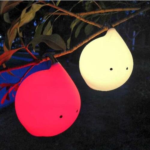 Silicone Night Light Rechargeable Bedroom Bedside Color-changing Light Eye Protection Child Touch with Sleep Pat Light