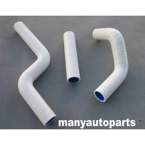 For Kawasaki KX80 KX85 KX100 1998-2009 Silicone Radiator Hose 1999 2000 01 02 03 04 05 06 07 08 09 white