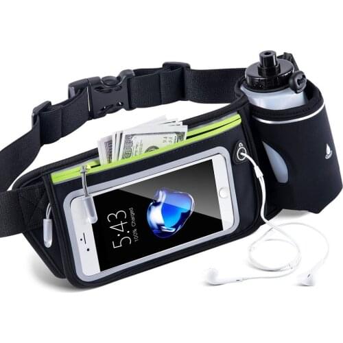 ANSNF Running Waist Bag Sports Running Hydration Belt 6.0'' Touchscreen Waterproof Phone Bag Sport Gym Fitness Trail Run Bag
