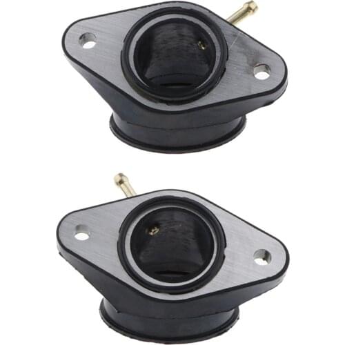1 Pair Carb Intake Manifold Joint Boot Carburetor Interface Adapter Replacement for Yamaha Virago XV400 500 535 ATV