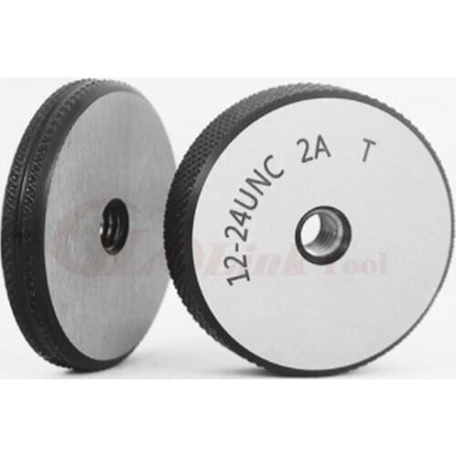 1/4-20-28, 3/8-16-24, 1/2-13-20, UNC/F 2A 16UNF American system screw thread ring gauge precision master ring gages TPI 2pcs/set