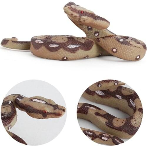 1/Pcs Simulation Rubber Snake Toy Creepy Snake Toy Garden Props Fake Snake For Halloween Party Decoration