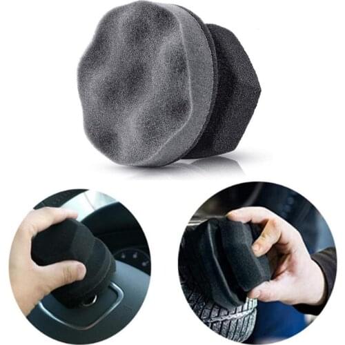 3pcs Car Wax Sponge High Density Foam Sponge Auto Detailing Applicator Pad Best For Waxing And Polishing Tire Leather Wash Tool