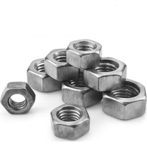 5-10pcs/lot m2 m2.5 M3 M4 M5 M6 M8 M10 M12 titanium hex nut
