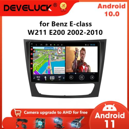 Android 10 2 Din Car Radio for Mercedes Benz E-class W211 E200 E220 E300 E350 E240 CLS 2002-2010 4G Multimedia Video Player Host