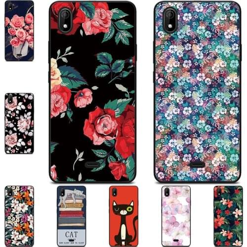 I am alone Phone Case For Wiko Y60 Y61 Y62 Bag Fashion Luxury Color Cartoon Printed Paint Mobile For Wiko Y60 Y61 Y62