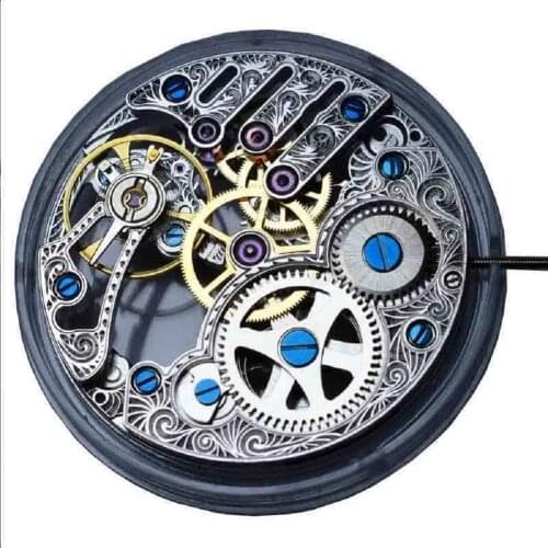 For Seagull st3620k Movement Skeleton Hollow Manual Winding Clone ETA 6498 Replacement Movement