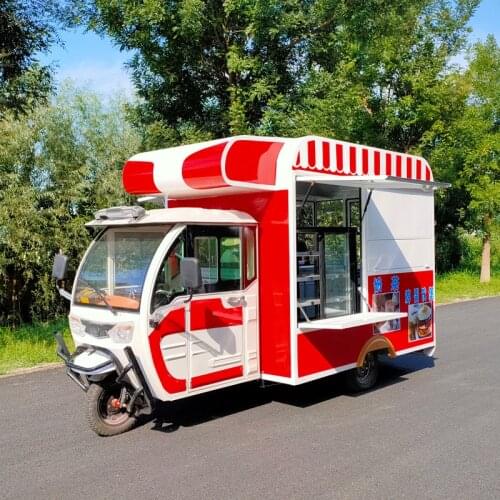 3.6M Length Customized China Food Truck/Crepe Food Trailer/Hot Dog Cart Kiosk Coffee Truck For Snack Food