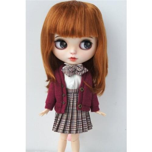 JD045 1/6 1/4 YOSD MSD Fashion long curly BJD synthetic mohair doll wigs size 6-7inch 7-8inch doll hair doll accessories