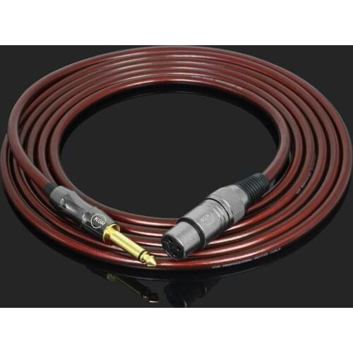 KGR 6.35mm/6.5mm Jack to XLR Cable Male to Female Professional audio Cable for Microphones Speakers Sound Consoles Amplifier
