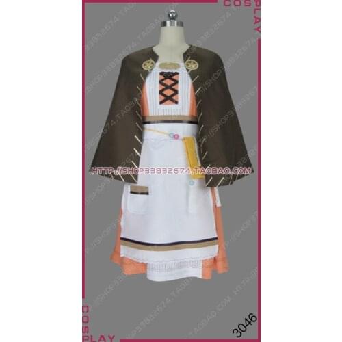 Fire Emblem Echoes: Shadows of Valentia Villager Faye Efi Outfit Dress Cosplay Costume S002