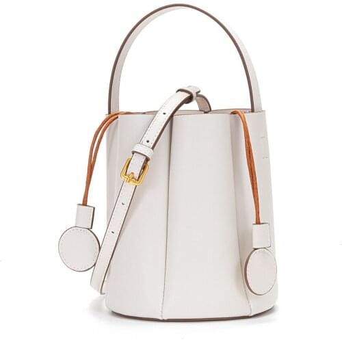 Petal bag Flower Shape Cowhide Bag Vintage Inclined Shoulder Bucket Bag Ladys Handbag Embossed Genuine Leather Romantic Style