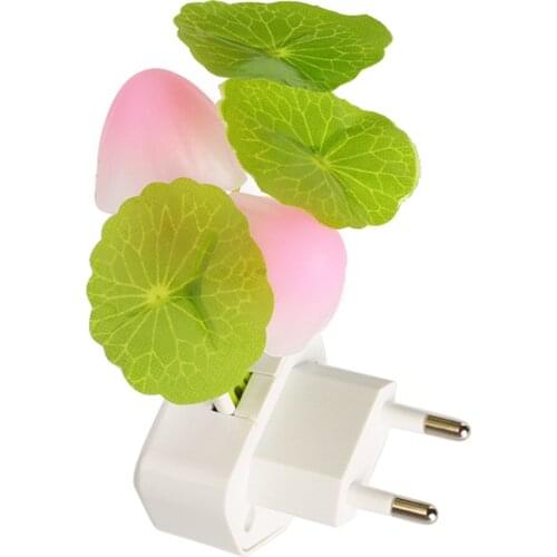 20V 3 LED Wall Light-control Sensor Night Light Induction Dream Fung Mushroom Lamp Home Bedroom Decoration EU & US Plug