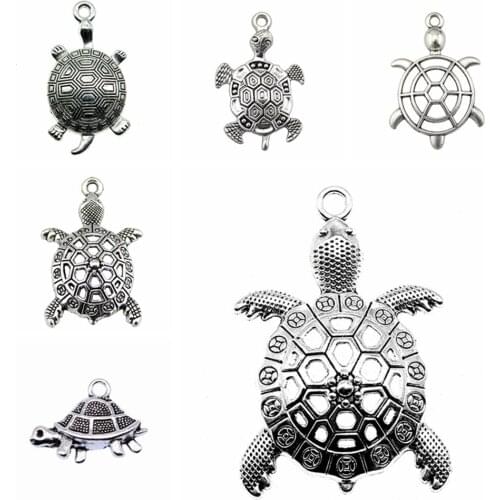 Wecharms bulk charms for jewelry making kit pendant diy jewelry accessories Tortoise Charms