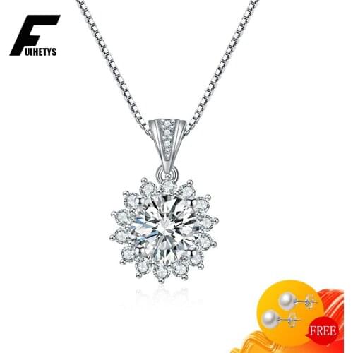 Bali Jelry Luxury Charm Necklace Silver 925 Zircon Gemstone Pendant Fine Jewelry Accessories for Women Wedding Engagement Party