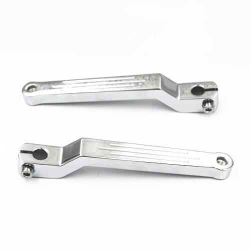 Motorcycle Pair Chrome Gear Shift Lever Shifter For Harley FLST FLT FLHT Softail