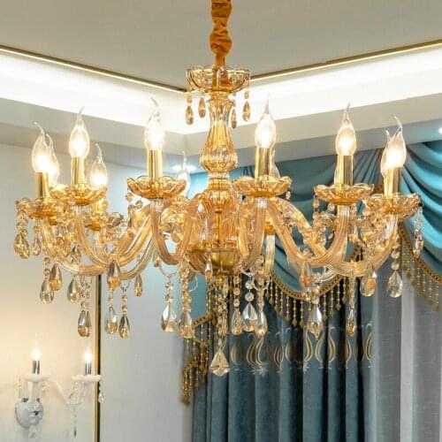 Modern Crystal Chandelier Ceiling Lighting For Living Dining Room Bedroom hanglamp Crystal LED lustre chandeliers luminiare