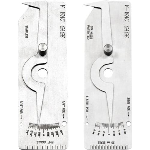 Welding Undercut Gauge 0-6mm Weld Reinforcement Height / Undercut Depth Measure Tool in Metric mm