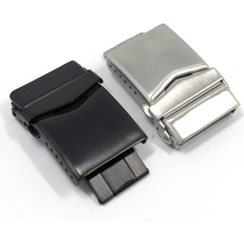 High quality Watch Band Buckle 22mm Fold Safety Clasp buckle Stainless Steel Deployment Clasp