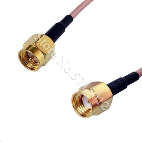 1pcs RF Pigtail Cable 20cm RG316 Wire SMA Male Head Turn to SMA Male Head Famale Needle Connector SMA Extended Line