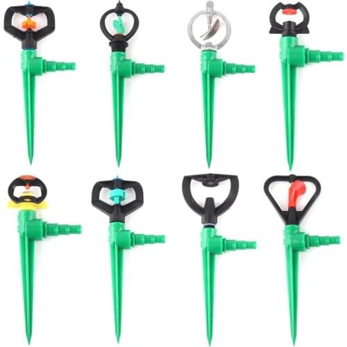 1Pcs Greenhouse Drip Sprinkler Irrigation Spray Nozzle 1/2'' 3/4'' Male Thread Garden Watering Sprinkler 360 Rotary Nozzles