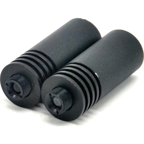 2pcs 5.6mm TO18 Laser Diode DIY Metal Housing w Adjustable Dot Focus Lens 18x45mm