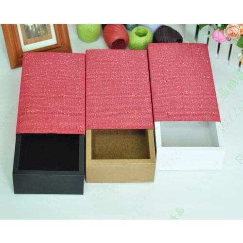 22*11.5*6CM Drawer kraft paper Gift box/Backing Cake box/Western-style food/Biscuit snack mooncake packaging paper box1000pcs