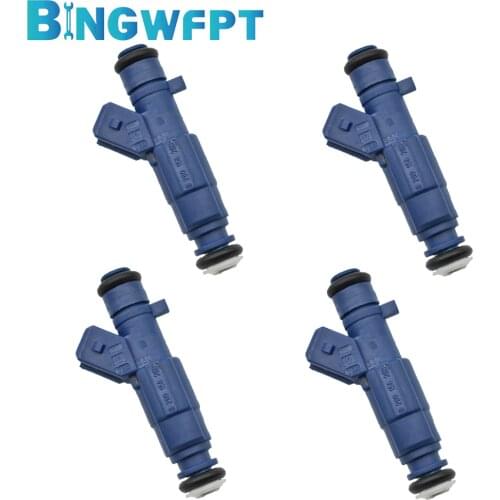 4x Nozzle For Chery elegant 473 BYD FO Geely Panda BYD F0 Hatchback 1.0 0280156263 Fuel Injector