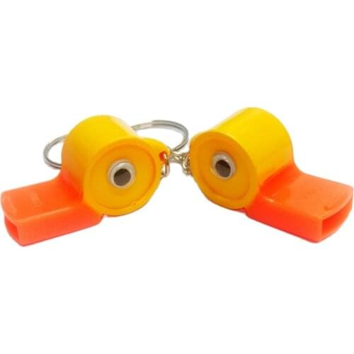 6X Duck Whistle with key chain Vintage Charm Fashion Favour Pinata School Bag Filler Birthday Party Favors Gift Novelty Prize