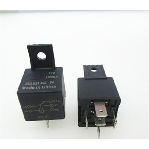 CAR auto 12V relay 4RD 933 332-04 12V 4RD933332-04 12V 4RD-933-332-04 12V 12VDC DC12V 20A / 30A 5PIN