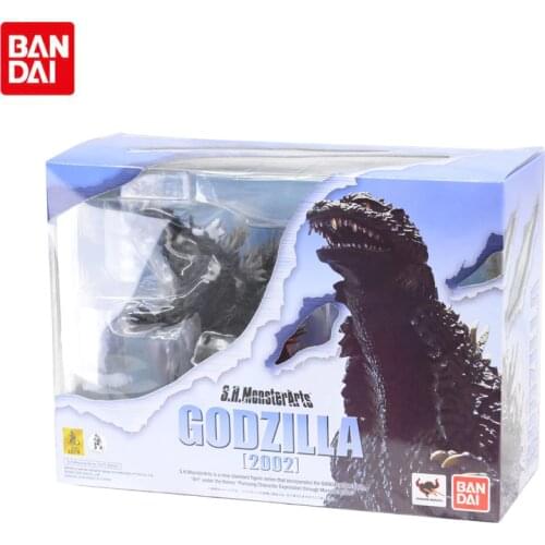 Bandai Monster Shm Godzilla 2002 Battle Dragon Anime Figures Godzilla 16Cm Action Figures Toy Figures Collectable