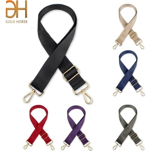 Long Shoulder Bag Strap Solid C olor Wide Replacement Strap for Bags Nylon Woman Messenger Accessories Bag Straps