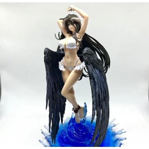 Anime Character Overlord Figure Albedo Q Ver Flying Pose PVC Action Figures Collection Model Toys gifts