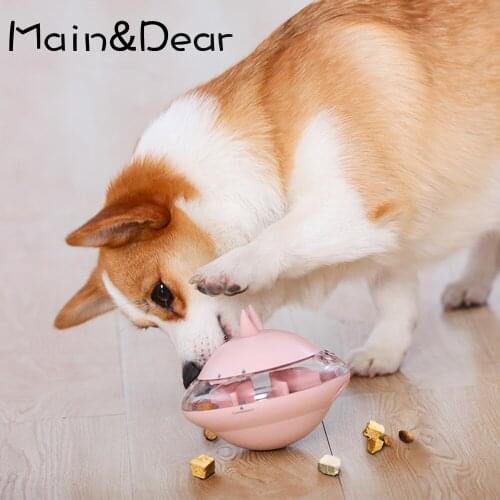 Dog food leaking toys cat toy to play to solve boredom intelligence dog tumbler bite-resistant molar pet puzzle food leaking
