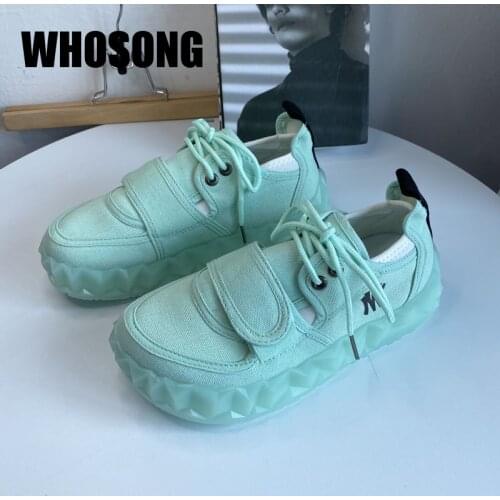 Women Casual Sneakers Female Platform Canvas Shoes Woman Brand Sport Sneakers Ladies Chunky Sneakers Thick Bottom Shoes Trainers