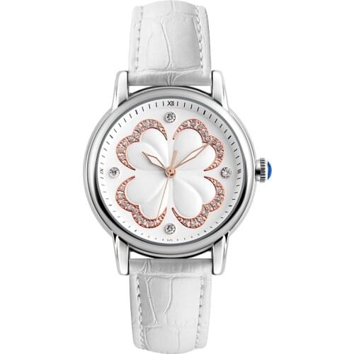 Fashion Simple Elegant Skmei Brand Womens Casual Watch Quartz Analog Genuine Leather Waterproof Women Watches Ladies Wristwatch