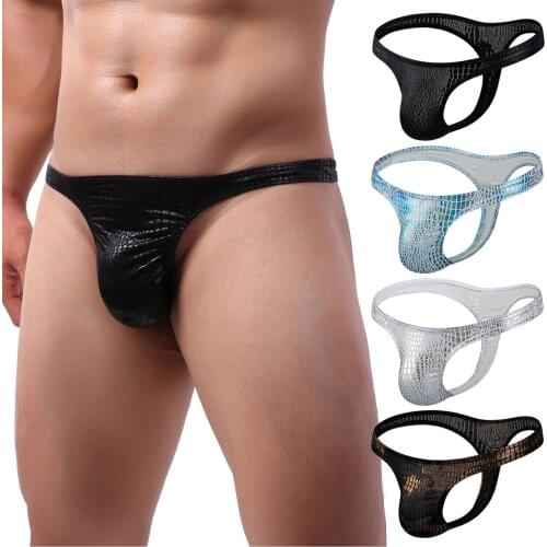 Mens Sexy Briefs Porno Jockstrap Thong Mens Breathable Underwear Erotic Temptation Panties Sexy Lingerie See Through Underpants