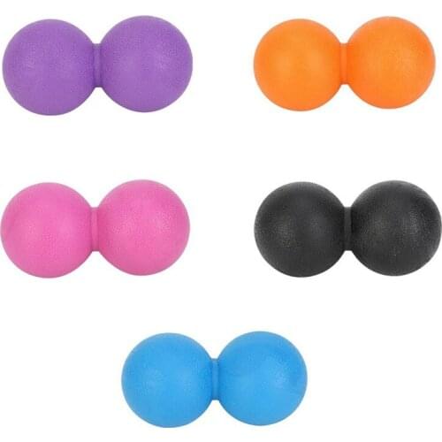 High Density Lacrosse Ball Gym Fitness Ball Therapy Relax Exercise Peanut Massage Ball Relieve Stress Release Massage Balls