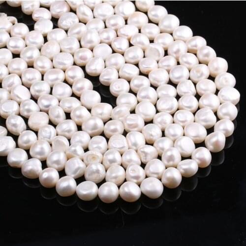 Natural Freshwater Pearl Two Sided Light White For Making Necklaces Bracelets And Earrings 12-13mm