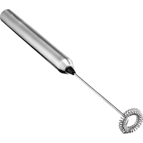 Stainless Steel Milk Frother Electric Handheld Mixer Blender Milk Foamer Maker