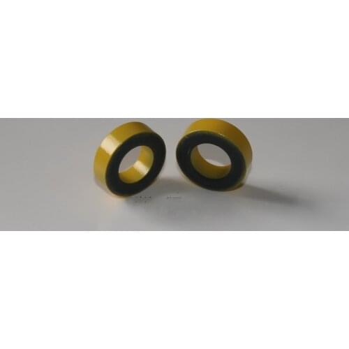 NEW 5PCS T68-6 Yellow Ash Ring, Imported Soft Magnetic Powder Core Magnetic Ring