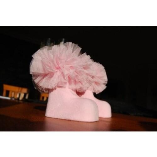 Pink Gauze Kokoş Socks Casual Cotton Socket socks Single